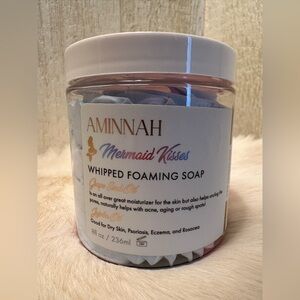Aminnah Mermaid Kisses Whipped Foaming Soap - White